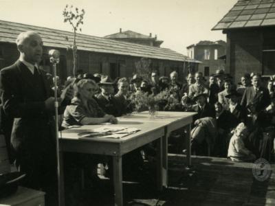 Inaugurazione del villaggio, 1 maggio 1946